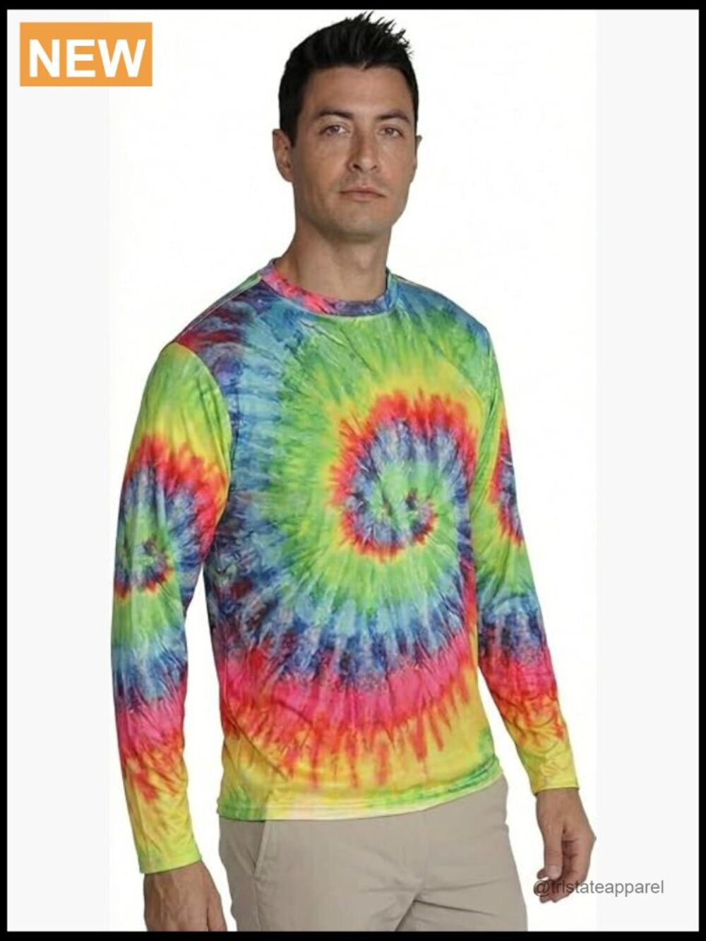 Men's UPF 50+ Long Sleeve Sun Shirt Rash Guard Quick Dry Fishing Shirt UV